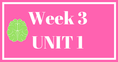 Week 3 (Unit 1) – Lesson & Worksheets