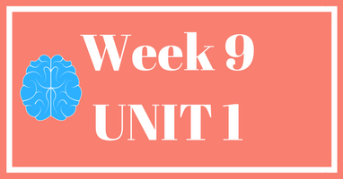 Week 9 (Unit 1) – Lesson & Worksheets